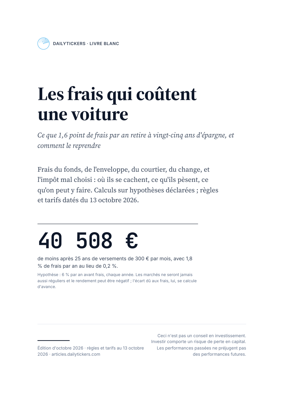 Couverture du livre blanc Les frais qui coûtent une voiture