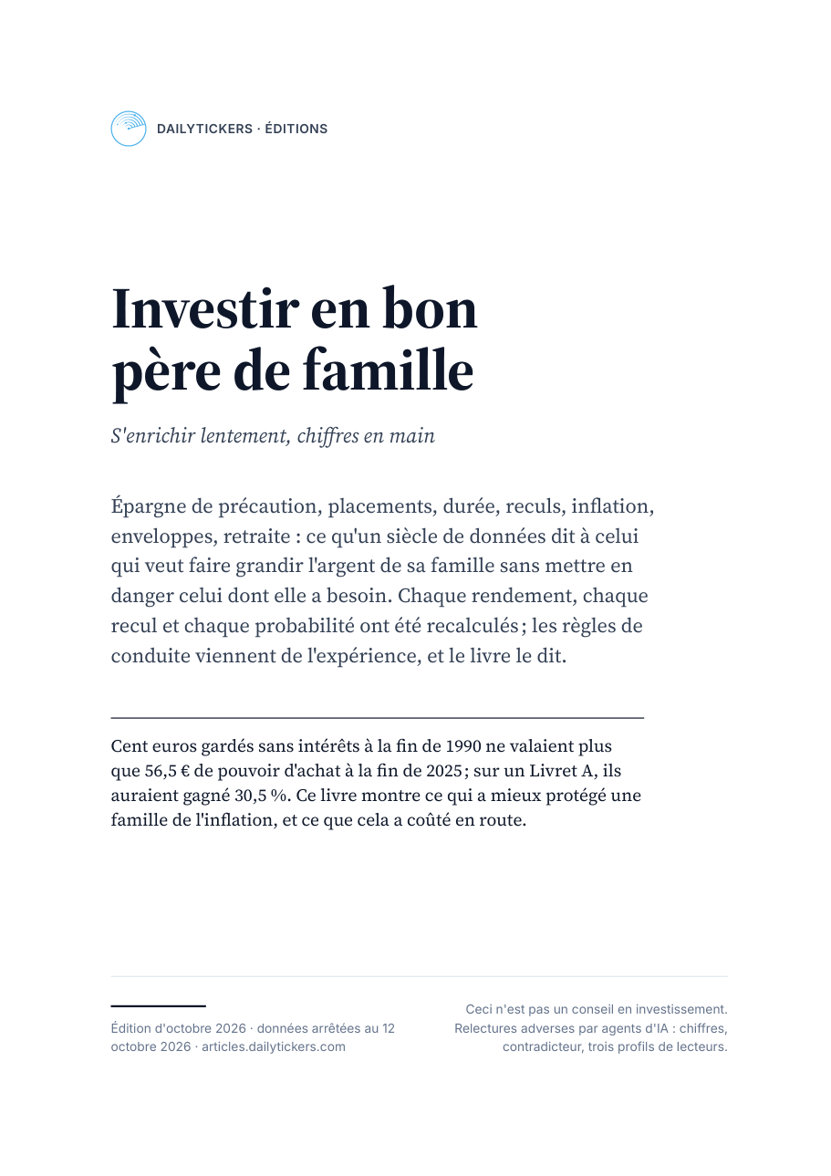 Couverture du livre Investir en bon père de famille